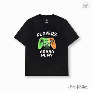 Áo cộc tay bé trai size đại  BIGFOX - MISS MEOW mặc mùa hè dáng rộng chất liệu cotton hình in game player cỡ trẻ em 12 13 14 15 tuổi