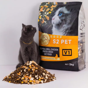 [Túi 5kg] Hạt Mèo LANGLIKE 5kg - Thịt Gà Tép & Tủy Xương - Hạt Cho Mèo Siêu Ngon Dinh Dưỡng