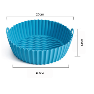 Air Fryer Silikon Tahan Panas Reusable Anti Lengket / Silicone Air Fryer Pot Pan Tahan Lama