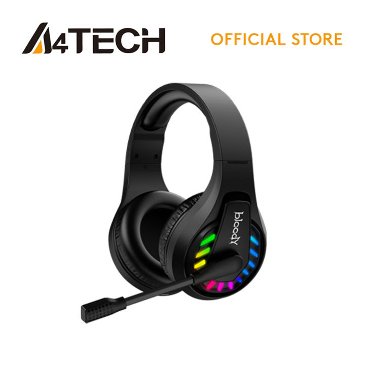 A4Tech Bloody GR230 Rotatable Microphone Bluetooth v5.2 Wireless Over ...