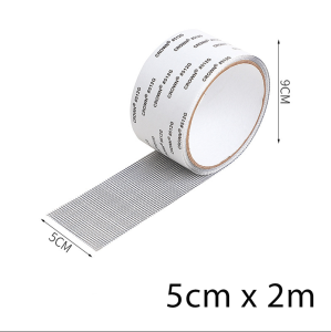 2M Waterproof Mosquito Net Patch Self-adhesive Super Fix Mesh Netting Broken Holes Tool Mosquito Netting Screen Repair Patch 5x200cm Window Screen Patch Tape 修补胶带