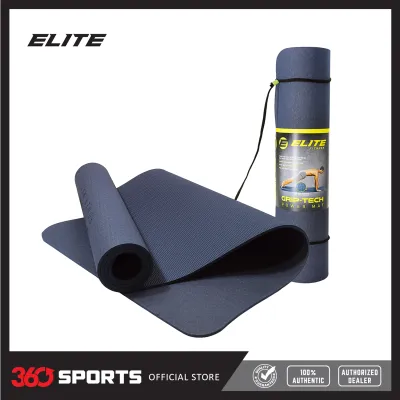 Elite Grip-tech Workout/Exercise/Training/Yoga Mat with FREE Carrying Strap