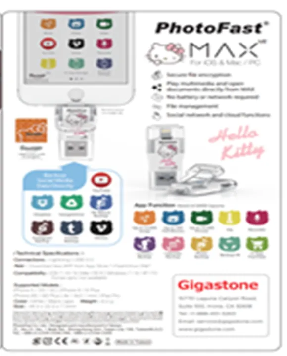 Gigastone%20PhotoFast%20iFlash%20Drive%20MAX%20Hello%20Kitty%20U2%2032GB%20USB2.0%20-%20Image%203