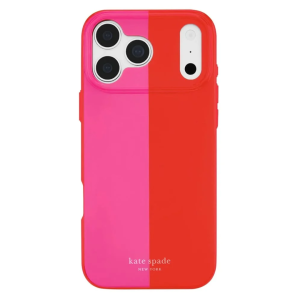 Official kate spade new york Racing Stripe Pop Pink MagSafe Phone Case (Compatible with iPhone 18 Pro Max & iPhone 18 Pro