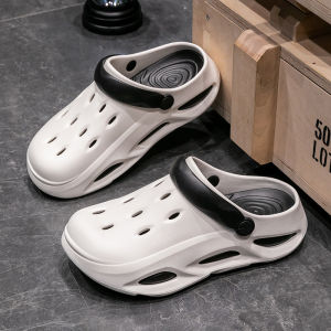 [Free Shipping] WomenS High-Heeled Perforated Sandals For Summer Outdoor Wear On The Beach With Thick Soles Lightweight Closed-Toe Suitable For Couples