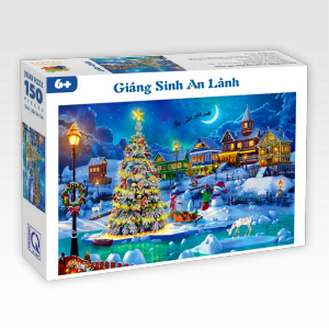 Bộ Tranh Xếp Hình Minh Châu 150 Mảnh – Giáng Sinh An Lành (20x30cm)