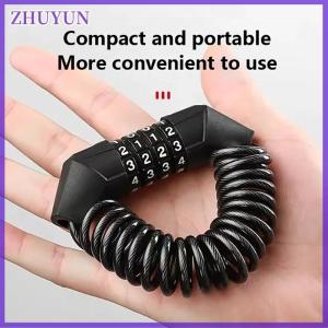 ZHUYUN 1Pcs Universal Motorcycle Bicycle Password Lock Portable Helmet Lock Anti-theft Mtb Road Bike Bicycle Locks
