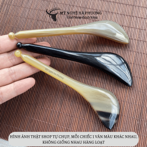 Con lăn xoá nếp nhăn nâng cơ massage day huyệt toàn thân bằng sừng tự nhiên - Mỹ nghệ Hà Phương dụng cụ mát xa diện chẩn