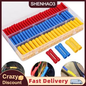 【SHENHAO3】 200pcs thẳng Butt dây thiết bị đầu cuối Splice uốn cách điện đồng lạnh Báo Chí thiết bị đầu cuối dây điện nối bv1.25 BV2 bv5.5