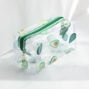 EDDY SONG Travel Toiletry Bags Stationery Beauty Case Big Capacity Transparent Women Bag Pencil Bag Makeup Bag Pencil Box Cosmetic Bag
