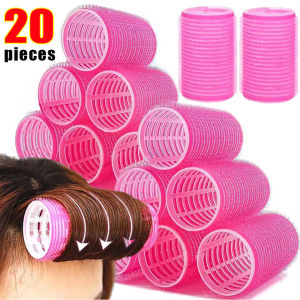 20/10Pcs Plastic Self-adhesive Hair Curlers / Lazy Air Bangs / Curling Tube / Styling Hairdressing Tools