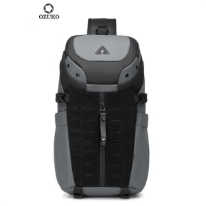Ozuko Chest Bag Cross Bag Men Waterproof USB Man Crossbody Bag Anti-Theft Short Travel Messenger Sling Fashion Designer2026