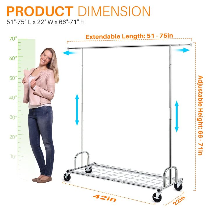 Foldable sampayan Foldable Clothing Garment Rack with Shelves Clothing