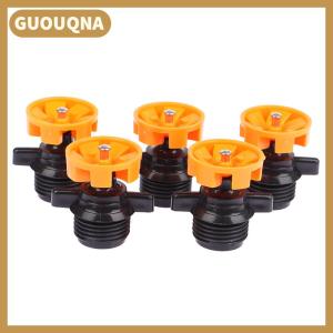 GUOUQNA 1/5Pcs 1/2" Male Thread Automatic Rotation 360 Degree Watering Nozzle Sprinkler