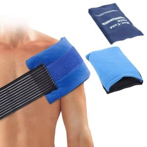 WXUZGC168 Portable Ice Gel Pack Adjustable Strap Reusable Gel Ice Wrap Comfortable And Cold Therapy Cold Compress Pack For Elbow Knee Neck Shoulder Back