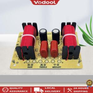 [Vodool Official Tool] 3 Way Treble Midrange Bass Speaker Crossover Replacement Home Loudspeaker Frequency Divider Refit Accessory