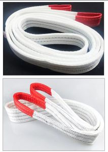 5T Heavy-Duty Industrial Flat Sling 4-Layer Thickened Lifting belt Wear-Resistant Lifting Strap for Crane and Cargo