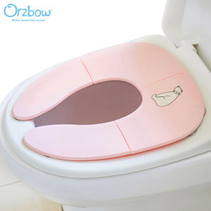 Orzbow Portable Potty For Kids Travel Childrens Pot Baby Potty Training Seat Boys Girls Toilet Training Seat Pot Cushion Urinal - Pink