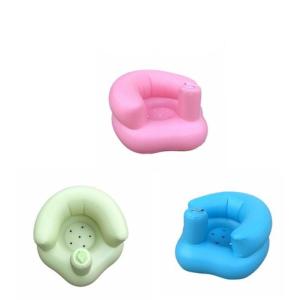 [Childhood MS] เก้าอี้เด็กเป่าลม PVC สำหรับเด็กทารก1ชิ้น ที่นั่งพื้นสำหรับเด็กทารก3เดือน