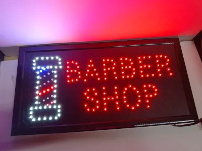 LED SIGN BARBER SHOP