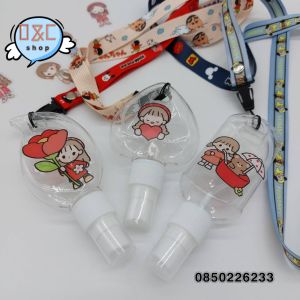 ขวดสเปร์ย สเปรย์แอลกอฮอลคล้องคอ ขวดสเปย์ห้อยคอ ขวดพ่นสเปรย์พก 50ML ขวดแอลกอฮอพกพา สเปรย์แอลกอฮอลห้อยคอ ขวดแอลกอฮอลแบบห้อย