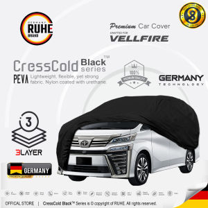 RUHE Germany Toyota Vellfire Cold Seal Blue Peva Car Cover Outdoor Protection Waterproof UV Penutup Selimut Kereta Car Toyota Alphard Cover Kereta Automotive Exterior Accessories Covers