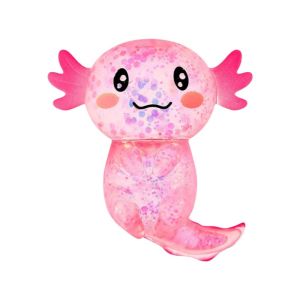 VMCTRD Sugar Filled Squishy Stress Glitter Cute Shape Glitter Axolotl Squishy Toys Soothing Texture Glitter Stress Ball For Stress Anxiety Relief