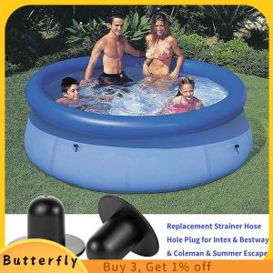Butterfly 1PC Swimming Pool Drain Plug Pump Strainer Hole Plug Water Stopper For Intex Bestway Swimming Pool Wall Plug Replacement Kit