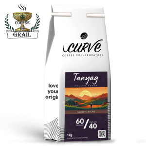 Curve Tanyag 60/40 Blend – Premium Italian Roast Coffee Beans (500g / 1kg Pack)