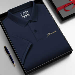 Áo polo nam cao cấp có cổ SIXMEN - Tặng Kèm Hộp Quà Xịn - Polo BASIC logo SIXMEN vải cá sấu cotton CVC thoáng mát xịn