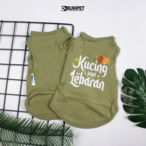 Baju Kucing Anjing Lucu Murah Cowok Cewek Murah - BUKI KUCING LEBARAN