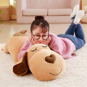 Gấu Bông Chó Mũi Tim Siêu To Khổng Lồ Chất Liệu Bông Cao Cấp An Toàn Phù Hợp Làm Quà Tặng Size 45cm 55cm 70cm 90cm - HADONGSHOP.VN