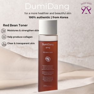 Dumidang Red Bean Toner 200ml - Clear Bright and Strengthen Immunity