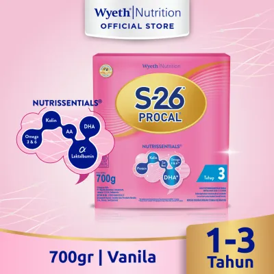 S-26 PROCAL Tahap 3 Vanila Susu Pertumbuhan Anak Usia 1-3 Tahun 700gr