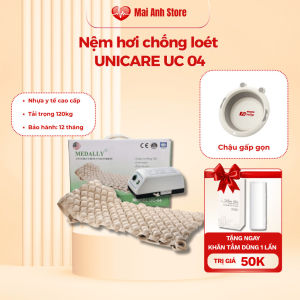 Nệm hơi chống loét đệm nước cho người già UNICARE UC 04 - Tặng chậu gấp gọn HNC