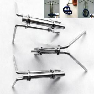 Upgrade Seal Installation Tool Hydraulic Cylinder Piston Rod Seal U-Cup Installation Tool Kit Stainless Steel 3-Piece