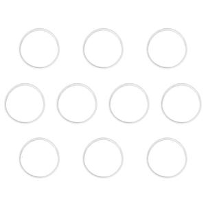 10 cái Cốc du lịch Tumblers Nắp miếng đệm nắp vòng đệm bít thay thế bằng Silicone chống rò rỉ nắp cốc miếng đệm con dấu lâu dài