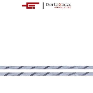 Gertaxtical - Tali Sepatu Belang dengan Ujung Besi Kuat dan Elegan Semi Elastis
