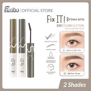 Fanbo Fix It Browcara 2in1 Coloring & Styling With Curved Slim Brush