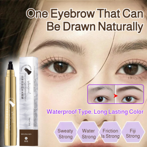 🔥Buy 1 Get 1 Free🔥 Liquid eyebrow pencil 4-pronged brush head waterproof long-lasting easy to write sharp lines 4-pronged eyebrow pencil