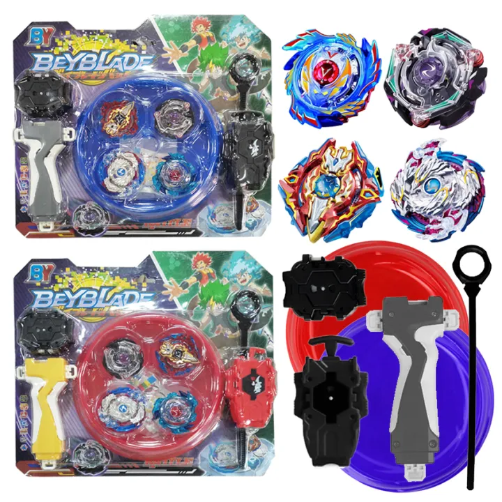 Beyblade 4pcs Set Beyblade Gyro Burst Booster BY536 With Launcher Stadium Arena Burst Toy Lazada PH