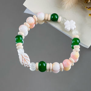 Beads Bracelet Macaron Warna-Warni Ceramic Pentagram Star Gelang Manik Manik  Bracelet Sweet Female Starfish Bracelet Hand Ornament