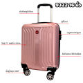 CARRY-ON กระเป๋าเดินทาง 16 นิ้ว หิ้วขึ้นเครื่อง ได้ทุกสายการบิน กระเป๋าเดินทางล้อลาก ล้อคู่ น้ำหนักเบา. 