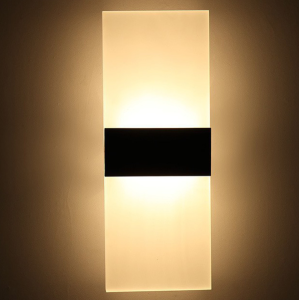 LED Wall Lamp Bedside Light Bedroom Living Room Corridor Aisle Wall Lamp European Style Creative Bedside Lamp Simple Modern Stair Lamp 29*11CM