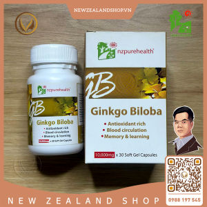 Viên uống bổ não tăng cường trí nhớ NZ Pure Health Ginkgo Biloba 100 viên