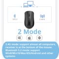 UNSAN Rechargeable Wireless Mouse，Ultra-Thin Silent Gaming Mice Usb Mice Portable Laptop Desktop Computer Mouse. 