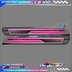 STRIPING VARIASI HONDA CB 100 / STICKER LIST MOTOR HONDA CB 100