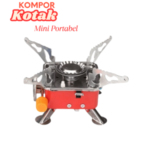MATOUGUI - Kompor Camping Kembang Gas Portable Outdoor Camping Stove Anti Angin Model Bunga dan Kotak / Kompor Camping Windproof Portable Gas Stove Mini Alat Masak Gunung