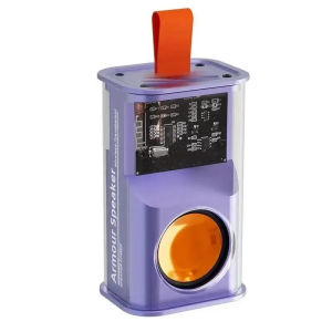 K08 Mecha Loa Lắc Âm Bass Trong Suốt Không Dây Bluetooth Stereo Surround Loa Âm Thanh Máy Nghe Nhạc Loa Cho Allphones