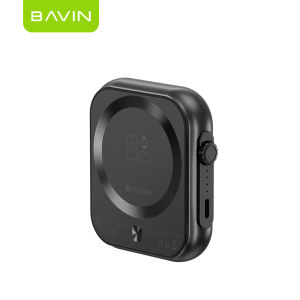 BAVIN PC1096 3in1 Magnetic Wireless 5000mAh for Powerbank Smart Watch TWS Earbuds w/ 20W Fast Type-C Input / Output